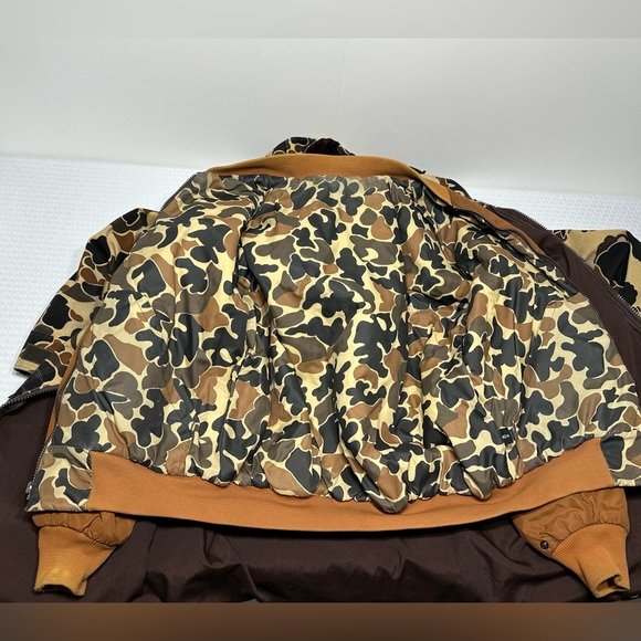 Vintage 10X USA Gore-Tex Men's L Camo Hunting Jacket Removable Lining Hood WARM! - Picture 4 of 12